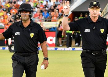 BBL Umpire Shirts Printed With Deodrant Ads In ‘Armpit Advertising’