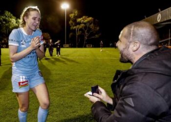 Rhali Dobson Accepts Proposal On The Pitch On Her Retirement Day