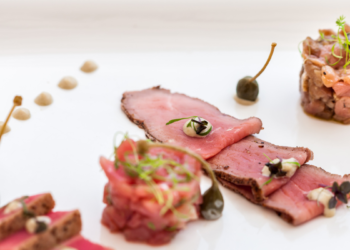 fine dining meat dish