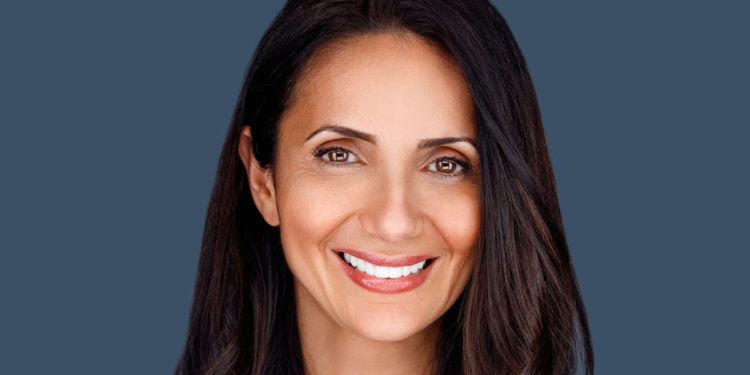 woman smiling