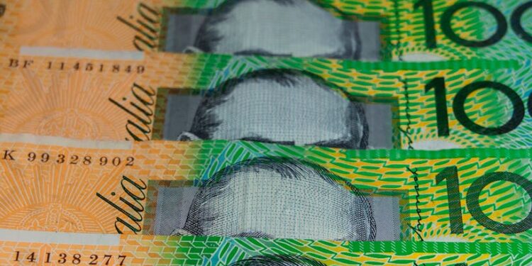 close up shot of australian dollar