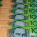 close up shot of australian dollar