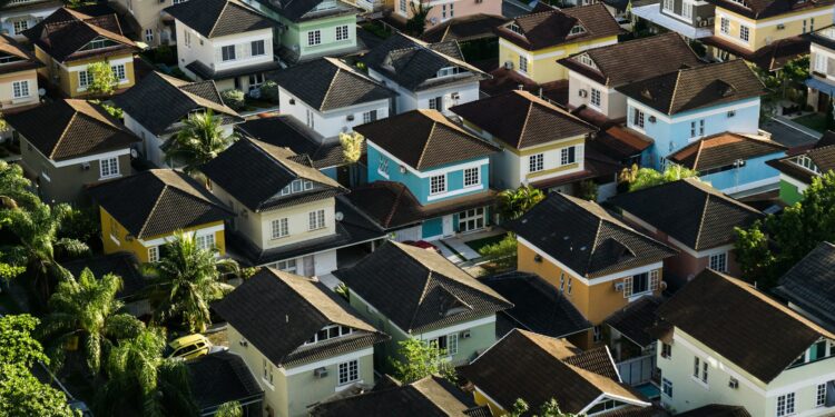 aerial photography of rural