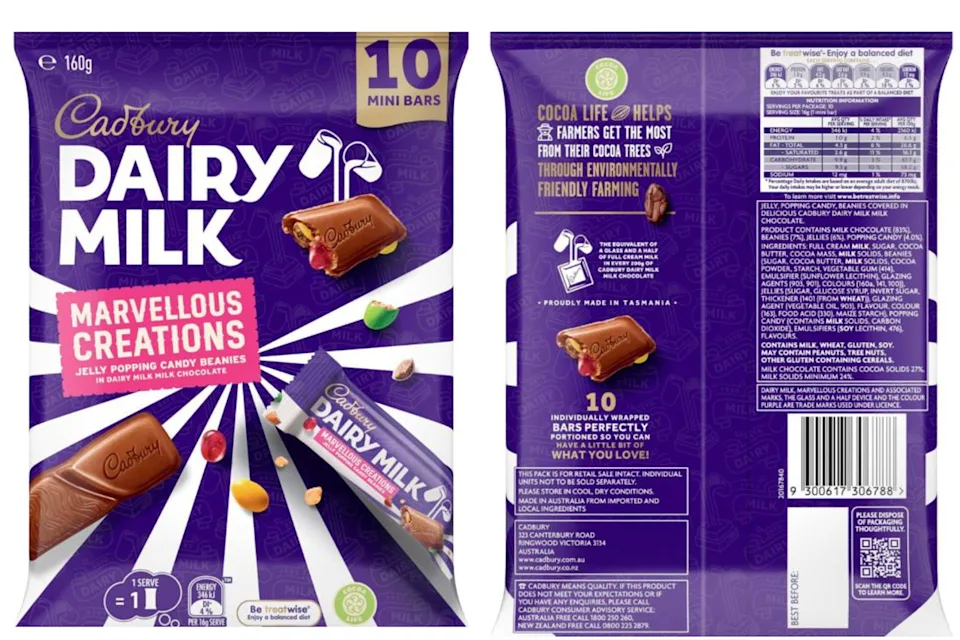 Cadbury Recall Marvellous Creations