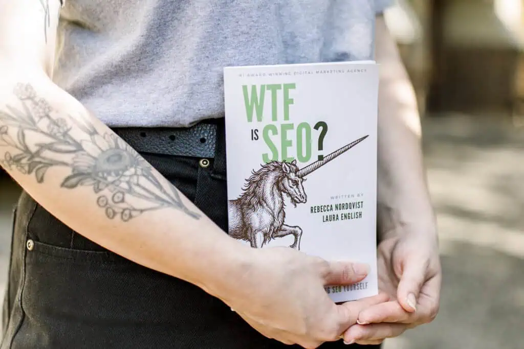 hands holding a book